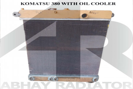 KOMATSU 380 WHEEL LOADER RADIATOR 423-03-21111 -